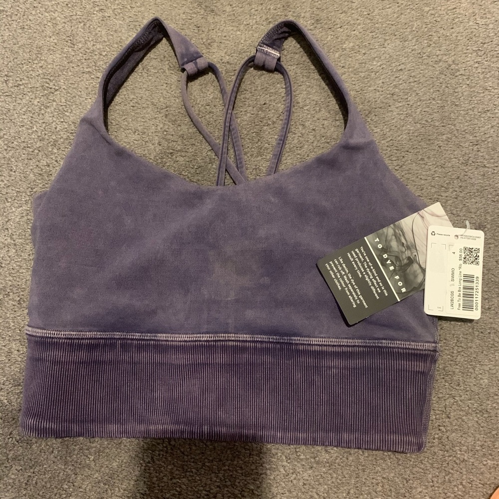 Lululemon Free to be Bra Long Line Rib